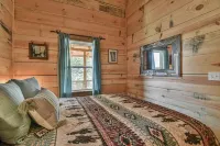 Newly built cabin on horse farm.