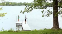 Lakefront House w/King Bed, Sauna,  walk-in shower and lake access