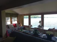 Beautiful waterfront cottage with the conveniences of home in central Maine.