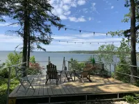 Oceanfront Home; A Coastal Maine Woodland Retreat