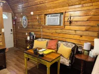 Cozy 200 ft tiny house with WiFi, AC, located in nature and close to so much.