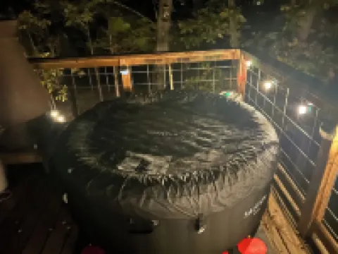 Cozy Cabin in the Woods ,Pet-Friendly! Treehouse feel on the large deck!