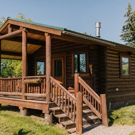 Grey Wolf Cabin #6 at Gallatin Canyon Cabins