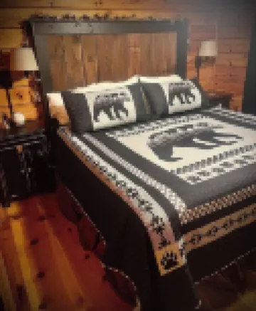 Cozy cabin sitting directly on multiple creeks for the most relaxing stay.