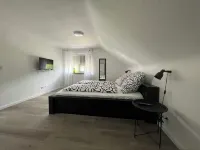 Cozy semi-detached house in the countryside with terrace Hotels in Bad Schussenried