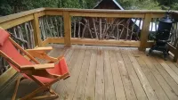 Private Upper Room w/large soaking tub/shower with view of 7 Sisters Mountains!