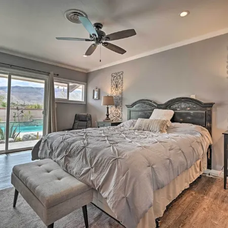 Desert Oasis with Pool, Fire Pit, Game Room, and Dry Bar