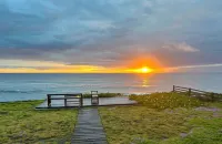 Rare Ocean-Front Near San Francisco. Sunsets, Whale Watching in Seaside Luxury