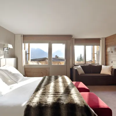 ホテル ヴァネッサ Eglise de Verbier Village周辺のホテル