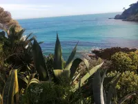 T2 air-conditioned apartment - terrace - secure residence - 4 min beach, shops