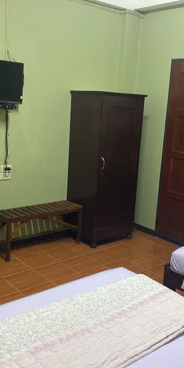 ห้องพักพื้นฐานเตียงใหญ่หรือเตียงแฝด