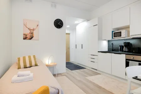 Forenom Serviced Apartments Espoo Saunalahti Отели рядом с достопримечательностью «Aalto University School of Chemical Engineering»