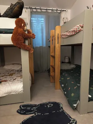 Villa T4 with garden sea view beach access20m