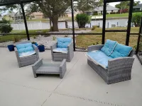 Modern 3 bedroom detached pool home on beautiful canal. 2 Children free