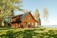 Unwind by the Sea at The Salty Pearl: Your Charming Coastal Log Cottage