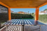 Spacious family Villa with private pool on beach resort