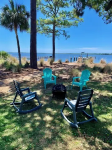 Ochlockonee Bay Waterfront Home 200 ft pier 1st floor over looking the bay