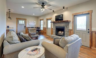 Smoky Mountain Cabin Rental Game Room, Fire Pit!