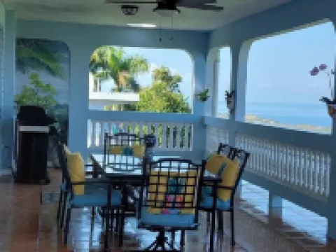 Mountaintop Villa with Spectacular Sunset View of Caribbean