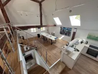 Vacation apartment & studio with outdoor lounge & barbecue
