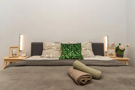 Private hotel type 1-bedroom apartment near the central rail station.