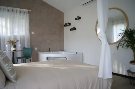 Romantic room in nature