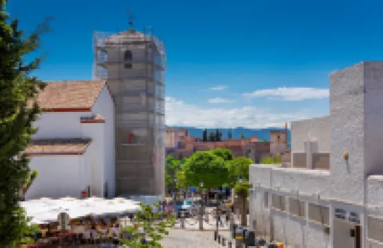 House with pool  & parking Albaicín. San Nicolas