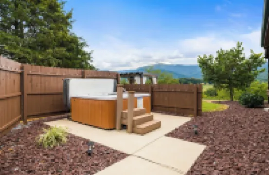 Luray Mountain Log Cabin #4 Deluxe Firepit Hot Tub Stone Fireplace Mountain View