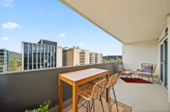 Braddon Retreat: Spacious 1-bed With Parking
