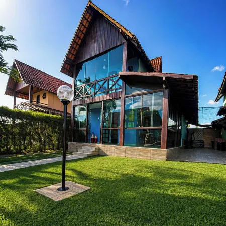 Casa Blue em Cond Fechado c Piscina - PE Отели в г. Гравата
