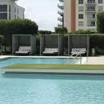 Miami Luxury 1 BR - Sauna Gym Pool BBQ - مسبح خاص