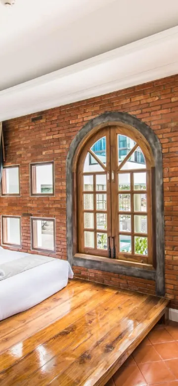 ห้องสไตล์ลานนาเตียงคิงไซส์