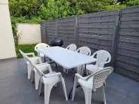 Spacious Apt 8 Beds - with Terrace Near CDG Disneyland - 30 Min - 3-Star