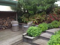 In garden charm and comfort for the independent annex building of the Villa