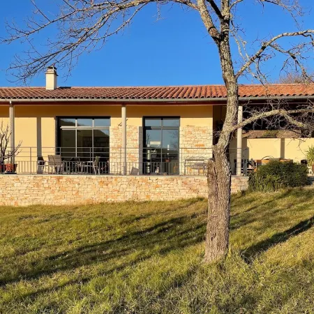Detached House in Village of Character Ardèche. Garden, Terrace, Quiet Location.