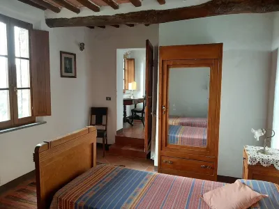 Villa Mulinello, secluded, panoramic view over Montepulciano valley.