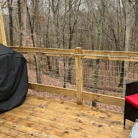 Gray Yurt in Hocking