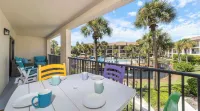 Southern C's Beachfront condo, tropical heated pool, great for family or couple