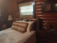 Unique Rustic, upscale, 3 br/2 ba Cabin w/Fireplace, Firepit, Pool Table & Wifi