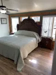3/2 large home in Kerrville on Town Creek frontage! Great 30 ft front porch.