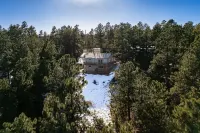 Rustic-Luxury Cabin with Fireplace, Deck Views & Wildlife Watching