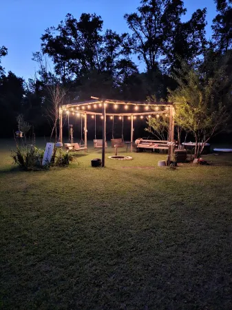 Modern relaxing cabin.  Firepit,  goats on property, and nearby fishing,.