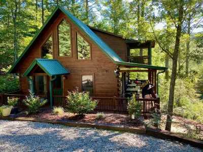 Cozy Cabin w/ great views, and close to Aska hiking trails!- Blue Ridge 차타후치-오코니 국유림 주변 호텔
