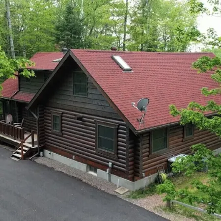 Log Cabin on Lake on 3 Acres of Total Seclusion