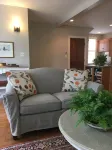 Spacious fully furnished 1-bedroom apartment with WiFi in rural Maine village