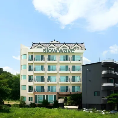 Yangyang Slow Wave Ocean View Family Pension ソラクビーチ周辺のホテル