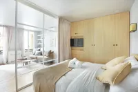 파리 중심부의 최고급 아파트먼트, 에어컨 있음 파리 호텔