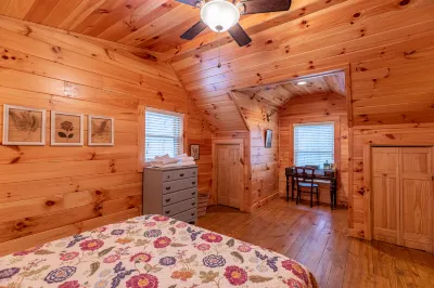 Creekside Cabin with Game Room and Fire Pit - Charming Family Haven