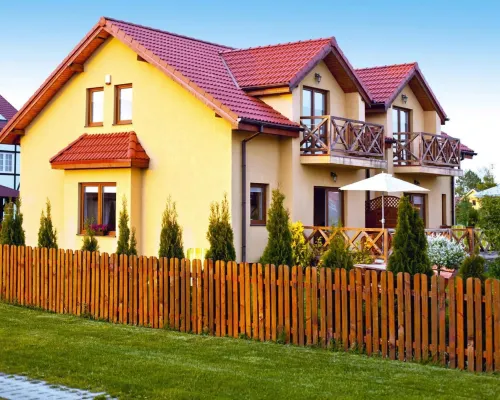 Half of Holiday Home, Terrace, Playground Hotels in Rowy