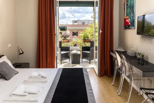 Top Floor Trastevere - بيوت ضيافة